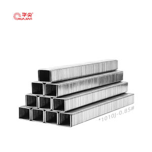 थोक फास्टनरों स्टेपल पिन <span class=keywords><strong>1010</strong></span> जे 20galvenized 10 मिमी 2/5 इंच सोफे के नाखून फर्नीचर असबाब 101010j स्टेपल - Product Image 1