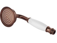 Robinet de douche cascade simple en laiton bronze huilé avec mitigeur de douche pluie à massage doux en céramique pour hôtels et salles de bain domestiques