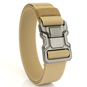 Wholesale Black Men's Alloy Stretch Tactical Safety <strong>Work</strong> <strong>Belt</strong> with Auto Lock Buckle for Official Workers - Product Image 5