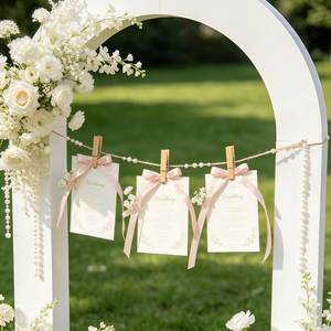 Pinces en bois, pinces à linge gravées sur mesure pour les cadeaux de mariage, fête prénuptiale rustique et baby shower, affichage de photos - Product Image 5