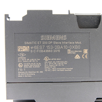 Nuevo Controlador de Programación PLC Siemens SIMATIC ET 200 DP Original 6ES7153-2BA10-0XB0 con 32/64/128 Puntos de Entrada/Salida 220V