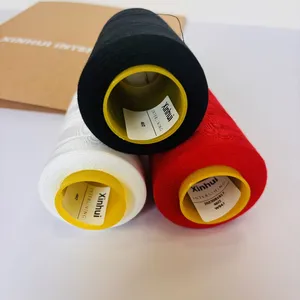 XinHui 40 2 industrial sewing machine polyester thread tkt 120 cone 8000y yards 40s/2 20/2 wholesale poliester 20 2