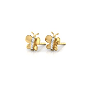 <span class=keywords><strong>Gioielli</strong></span> per <span class=keywords><strong>bambina</strong></span> di alta qualità in argento Sterling 925 piccola farfalla per bambini simpatici accessori produttore all'ingrosso