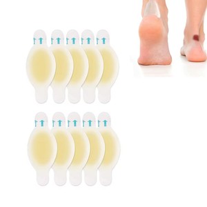 For New Invisible <strong>Hydrocolloid</strong> Heel Sticker Gel Blisters Anti-Wear <strong>Band</strong>-<strong>Aid</strong> Beige &amp; Blue Home Daily Use - Product Image 1