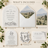 Carte d'invitation de mariage personnalisée en papier coton gaufré à l'aveugle, format arche, impression typographique avec doublure d'enveloppe et étiquette monogramme, vente en gros