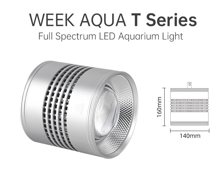 WEEK AQUA T90 Series LED Aquarium Lighting - 90W RGB+UV