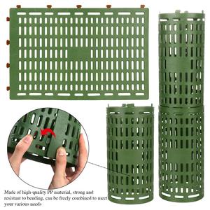 Couverture de <span class=keywords><strong>protection</strong></span> pour tronc d'arbre en plastique, réglable et modulable, pour jeunes arbres et plantes, outil de jardinage - Product Image 5