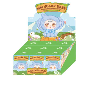 Viral MM Candy Animal Lying Keychain, Cute Plush Blind Box, Creative Bag Decoration for Girls, Festival Gift - Product Image 5