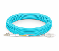 15m/49ft OM3 LC SC UPC Câble Fibre Optique Multimode 50/125μm Duplex LSZH Pour Réseau Data Center