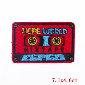 Patchs brodés personnalisés thermocollants tendance HIP HOP Rétro Rock pour vêtements et vestes - Product Image 3