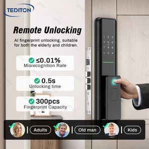 Tediton ev güvenlik Ttlock su geçirmez ses kontrolü elektrikli kapı kilidi akıllı - Product Image 6