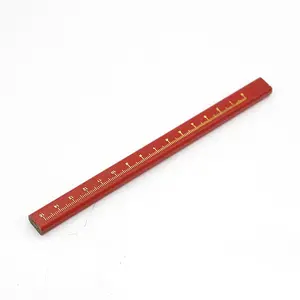 マーカーやメモを作成するための高品質の八角形の赤ハードブラックカーペンター鉛筆木製木工100鉛筆パッケージ