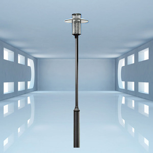 Lampadaire de Jardin en Alliage d'Aluminium 3500K Blanc Chaud IP66 AC 220V à Commande par Bouton Alimenté par Énergie Solaire Ra90 Garantie 10 Ans - Product Image 5