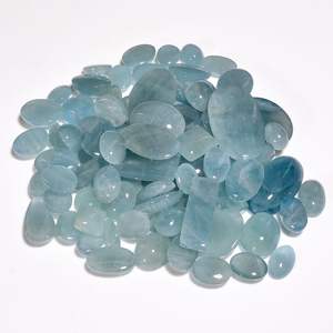 Cabochon lisse aigue-marine exclusif A-one qualité 100% naturel lâche couleur verte jouer ou pierre précieuse de feu pour bijoux - Product Image 2