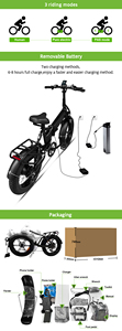 Vélo électrique pliable à prix avantageux 7Go EB3, cadre en alliage d'aluminium, 15Ah 48V, Shimano 7 vitesses, route, 20 pouces, 250W, UE - Product Image 5
