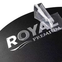 Autocollant de transfert UV en cristal, étiquette métallique de marque, autocollant imperméable pour emballage cadeau