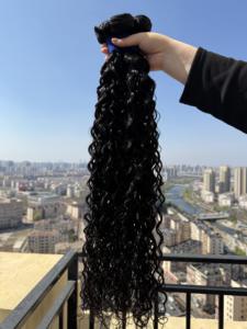 批发价格便宜的100% 人类发束自然波浪波浪顶级质量巴西中国发厂制造假发10-40英寸 - Product Image 2