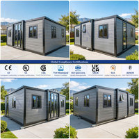 10 000 unités livrées, dépliable en 1 heure, 78 m², maison conteneur extensible de 40 pieds, 1, 2, 3, 4 ou 5 chambres, cuisine, maison de luxe galvanisée