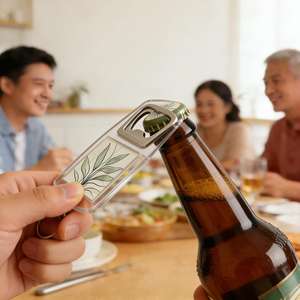 CCH Customized acrylic <b>beer</b> opener keychain portable camping activity item - Product Image 4