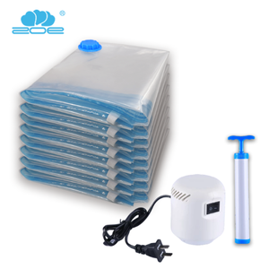 custom vacuum seal bags vacuum space save bag with Air Pump for clothing