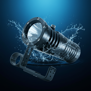 Lampe de plongée portable rechargeable PROZHAOZHU D40M SBT90 6000 Lumens en alliage d'aluminium, étanche IP68, 150M <span class=keywords><strong>sous</strong></span> l'eau, pour la plongée en grotte et en nacelle - Product Image 1