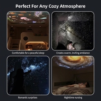 Luz Nocturna de Techo con Proyección de Cielo Estrellado de Alta Definición, Ajustable, Luz Ambiental, Decoración Interior para Automóvil, 5V