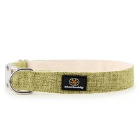 Collier pour chien en chanvre, en coton écologique, design de luxe personnalisé, accessoires pour animaux de compagnie, vente en gros