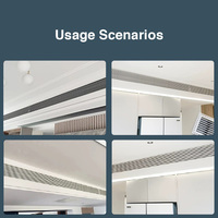 Livraison rapide Spot aluminium linéaire Solt diffuseur climatisation blanc Rectangle Air Grille