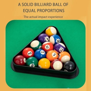 32 "xách tay bằng gỗ Máy tính để bàn bida Trò chơi Nhỏ Snooker hồ bơi đồ chơi trẻ em gia đình tương tác trong Nhà trò chơi MDF billiard bảng thiết lập - Product Image 4