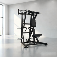 Máquina de Gimnasio Comercial de Doble Función para Entrenamiento de Fuerza, con Carga de Placas, Iso Lateral, para Pecho y Espalda