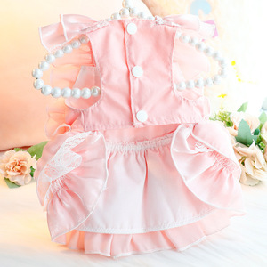 Vestido de Princesa para Perro, Color Rosa, Poliéster, Estilo Lolita, Ropa para Mascotas Pequeñas, Primavera, Verano, Falda para las Cuatro Estaciones - Product Image 2