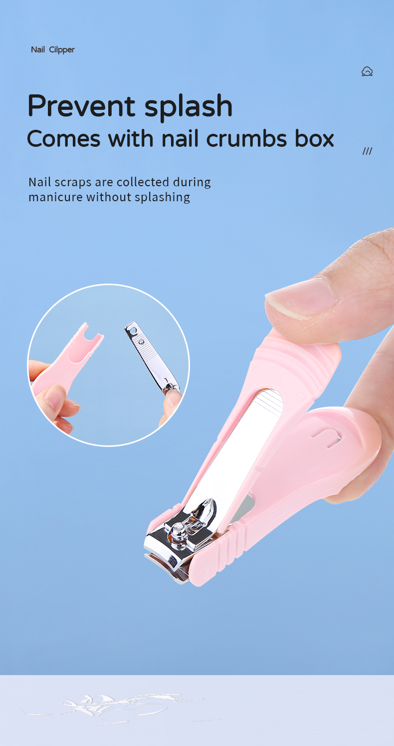 Lameila Complete Simple Stainless Steel Sharp Nail Care Tools Travel Women Good Handle 3pcs Nail Manicure Care Pedicure Set 3036