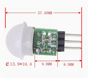 HC-SR312 thu nhỏ cơ thể con người cảm biến pyroelectric mô-đun hồng ngoại <span class=keywords><strong>PIR</strong></span> cảm biến chuyển động - Product Image 5