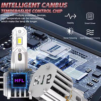 Bombilla LED para Faros Delanteros HFL H15 de 90W, Súper Brillante, Sin Errores Canbus, Conexión Plug and Play para VW Golf, Audi, BMW, Mercedes-Benz
