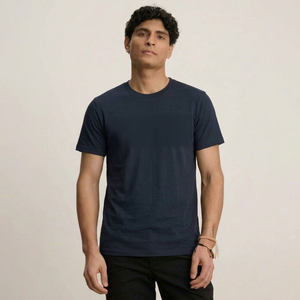100% Cotton Custom Plus Size Men's Regular Fit Short Sleeve Eco-Friendly 180g T-Shirt <b>Plain</b> Blank <b>Tee</b> Wholesale OEM Manufacturer - Product Image 1