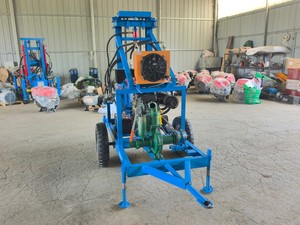 Offre Spéciale 24hp EPA certificat essence 100m perceuse de puits <span class=keywords><strong>portable</strong></span> 150m de profondeur plate-forme de forage d'eau à roues pour l'Amérique - Product Image 6
