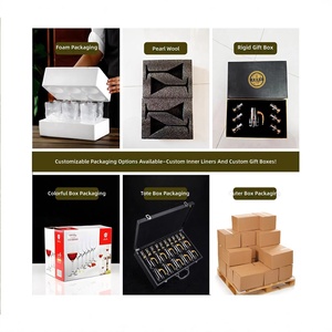 Set di Bicchieri da Vino in Cristallo di Lusso, Calici Moderni con Logo Personalizzato per Casa, Bar, Hotel, Ristorante, Vendita all'Ingrosso - Product Image 3