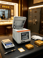 Analyseur d'or XRF Aurispec EDX-B2 au design moderne, spectromètre à rayons X certifié CE, testeur de pureté de l'or en carats, écran tactile couleur 10,1 pouces