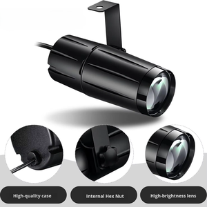 Fabrikpreis Bestseller 10W Mini RGBW Beam IP25-Schutz LED Spot-Licht Pinspot für Nachtclub <span class=keywords><strong>Disco</strong></span> Bar - Product Image 6
