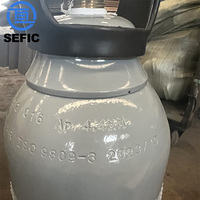 ISO9809-3 150Bar 10L oxygène azote Argon hélium CO2 réservoir bouteille de cylindre pour médical