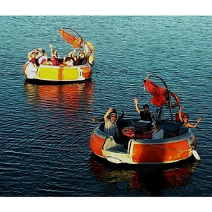 Barca Elettrica Galleggiante Commerciale ad Alto ROI per BBQ e Feste, con Tettuccio Parasole, Ideale per Noleggio in Parchi Acquatici e Luoghi Panoramici - Product Image 2