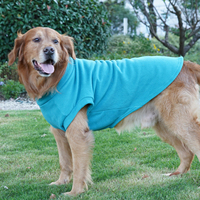 Gilet polaire uni pour animaux de compagnie, pour chiens et chats, pull chaud d'hiver, fournitures pour animaux, vêtements pour chiens, service OEM/ODM personnalisable, nouveauté