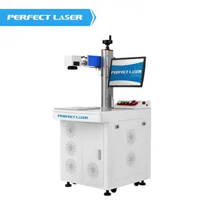 Perfeito Laser-Manutenção-Free 60w Fibra Laser Marcador Com Lâmpadas Led Lâmpada Tubo Com Saída de Potência Estável