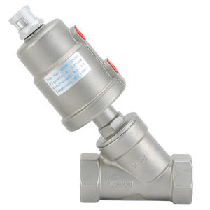 Vanne de régulation automatique en acier inoxydable 304 résistant aux hautes températures, type Y, vapeur, pneumatique, siège angulaire, vannes à angle interne - Product Image 3