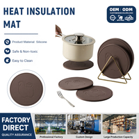 Sous-plats en silicone résistants à la chaleur, multi-usages, antidérapants, pour cuisine, tapis de séchage, ouvre-bocaux, support pour cuillères, dessous de verre