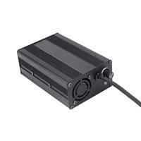 Chargeur de batterie noir 54,6 V 5 A, câble CA 1 m, prise coréenne 3 broches, connecteur CC 5,5x2,1 mm, durable pour accessoires de trottinette électrique AGM