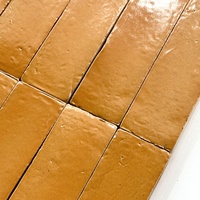 Marocain Rétro Orange Carreaux Muraux Artisanaux Brique Traditionnelle de Luxe pour Cuisine Firebrick Chambre Salon Intérieur