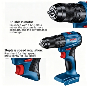 <span class=keywords><strong>Perceuse</strong></span> à percussion sans fil <span class=keywords><strong>Bosch</strong></span> GSB 185-LI <span class=keywords><strong>18V</strong></span>, 1900 tr/min, tournevis électrique multifonctionnel, outils électriques (sans batterie) - Product Image 2