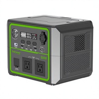Station d'alimentation portable 600W 336Wh à onde sinusoïdale pure LiFePO4, recharge solaire, pour la maison et les situations d'urgence (usine)
