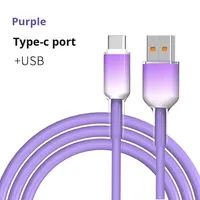 Kabel Data Pengisian Cepat Tipe-C ke Tipe-C 120W dengan Konduktor Tembaga Murni, Selubung TPE, dan Kompatibilitas Silikon untuk 15/16/17 Pro Max
